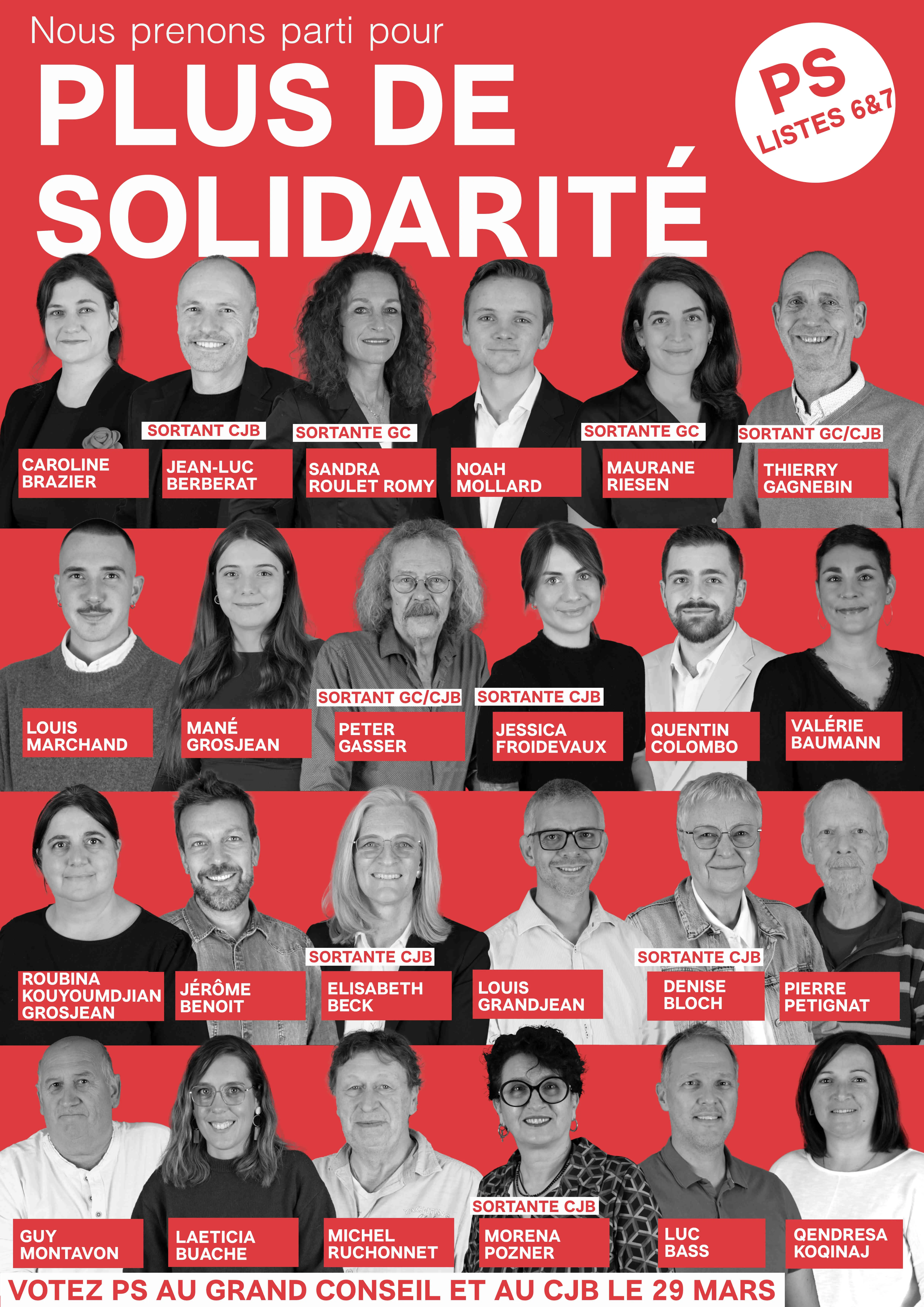 Nos 24 candidat-e-s dynamiques et motivé-e-s 