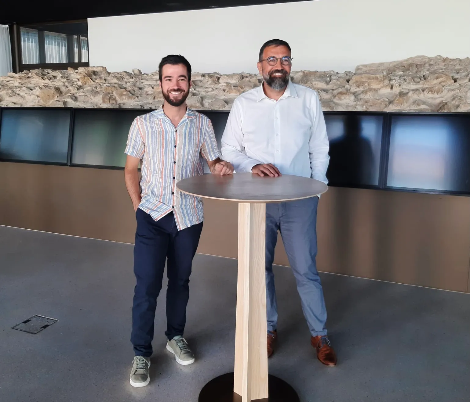 Hervé Gullotti et Cyprien Louis